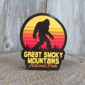 Adesivo Great Smoky Mountains Bigfoot Tennessee Parco Nazionale Impermeabile - Foto 1 di 7