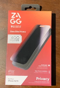 Zagg Invisible shield - iphone 16 - Picture 1 of 6