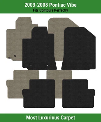 Alfombrillas Lloyd Luxe fila delantera y trasera para Pontiac Vibe 2003-2008  Foto 1 de 4