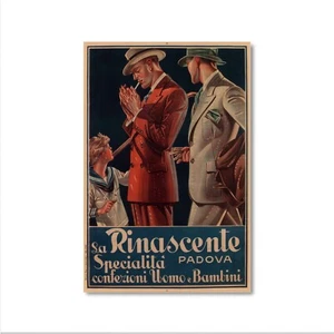 Vintage Fashion Poster - La Rinascente Specialty Clothes for Men, 1930 - Picture 1 of 9