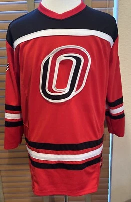 Vintage University of Nebraska Omaha Colosseum Hockey Jersey Sz Adult M Youth XL - Image 1 of 4