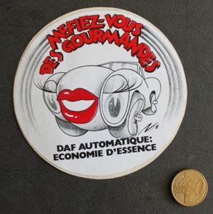Aufkleber/Sticker - Auto DAF - Vorsicht Feinschmecker - Bild 1 von 1