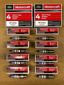Set of 8: OEM Genuine Ford Motorcraft Copper Spark Plugs SP450X ASF42CA - Picture 1 of 3