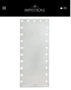 Impressions Vanity Floor Mirror - Picture 1 of 11