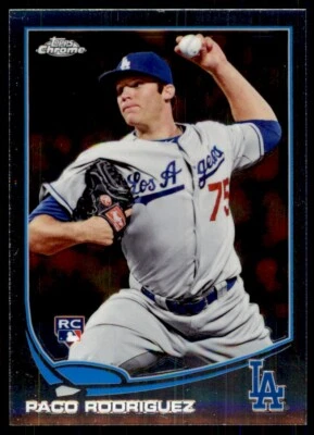 2013 Topps Chrome Paco Rodriguez Baseball Cards #182 - Image 1 of 2