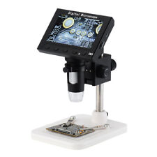 4.3 inch LCD screen Digital 1000X Desktop Microscope 2 Million Pixel 8LED lights