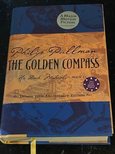 THE GOLDEN COMPASS by Philip Pullman (2006 Hardcover) NOVEL BOOK MADE INTO MOVIE - Picture 1 of 3