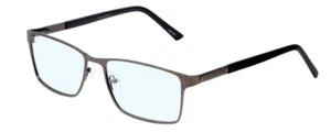 Enhance BIG&TALL EN4172 Blaulicht Designer Brille Matt Gunmetal Schwarz 59mm - Bild 1 von 5
