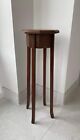 Antique Vintage Solid Wood Octagonal Torchere Jardiniere Plant Stand