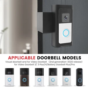 Anti Theft Video Doorbell Mount No Drilling Camera Doorbell Mount Doorbell guATM - Picture 1 of 12
