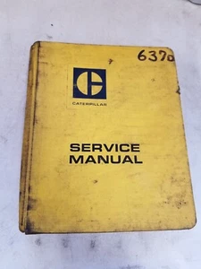 CAT Caterpillar 637D Tractor Scraper Factory Service Manual - Picture 1 of 3