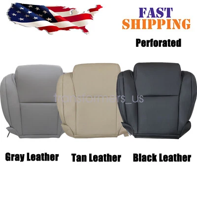 For 2007-2013 Toyota Tundra Platinum Driver Side Bottom PERF Leather Seat Cover — 第 1/4 张图片