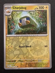 Charjabug - 055/162 - Holograma Inverso Común - SV5: Fuerzas Temporales - Juego de cartas coleccionables Pokémon - Imagen 1 de 3