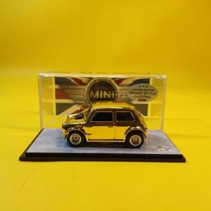 Hot Wheels MORRIS MINI Dorado CROMO (WANGSTAR PERSONALIZADO) Limited REAL RIDERS - Imagen 1 de 15