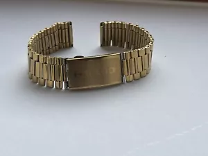 FOR RADO diastar 18mm Strap Band Bracelet Yellow Gold Plated Colour BARGAIN! - Picture 1 of 8