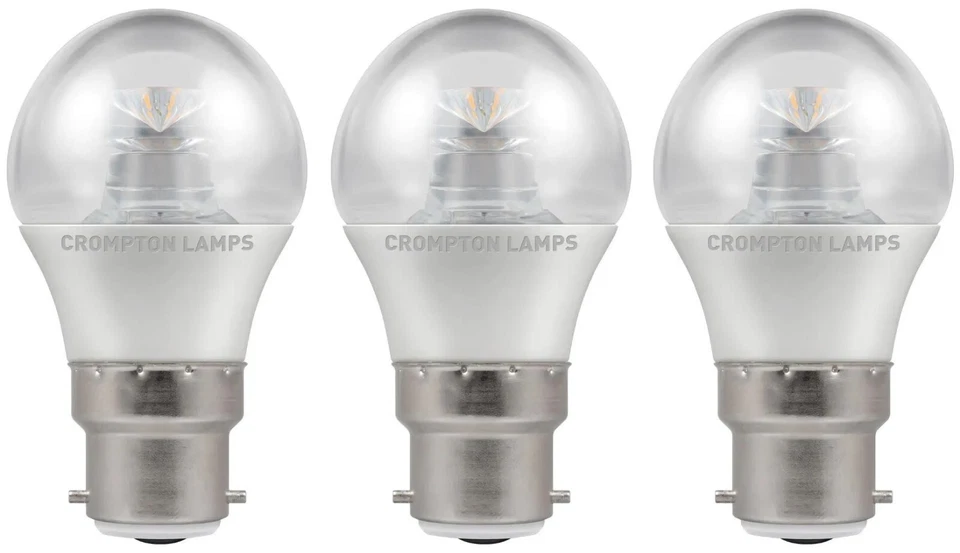 Dimmable LED Light bulbs 6.5W B22 Bayonet Warm 40W - 3 Pack - Image 1 of 3