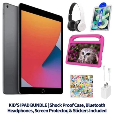Apple iPad 6 (6th Gen) 32GB Space Gray WiFi 9.7" - WARRANTY - KID'S BUNDLE - Image 1 of 4