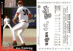 Tarjeta de radiocontrol Ken Conroy 2000 Grandstand Lansing Lugnuts ENVÍO GRATUITO *AutographDen* - Imagen 1 de 1