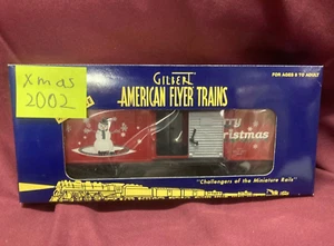 American Flyer #6-48346 Christmas 2002 Box Car - Picture 1 of 3