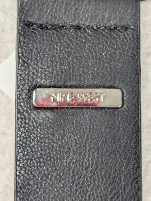 Nine West - Cinturón de cuero sintético negro - 1" x 41" - RN #67508 Foto 1 de 4