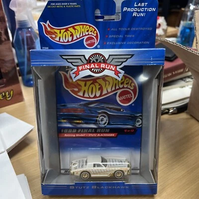 1999 Hot Wheels FINAL RUN  Retiring Model STUTZ BLACKHAWK #6 of 12   - Image 1 of 3