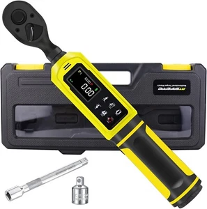 3/8 Zoll Digitaler Antrieb Drehmomentschlüssel - 1-60 Nm (1-44 Fuß-Pfund), Hochpräzises Drehmoment W - Bild 1 von 7
