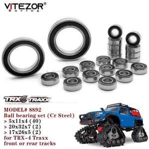 44Pcs Ball Bearing Set 8892 5196A for Rc Traxxas 1/10 TRX-4 Traxx 8880 F&R Track - Picture 1 of 15