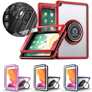 For iPad 10.2" 9.7" 10th Pro11 Air 4 Full Protective Case Cover /Metal Kickstand - Picture 1 of 24