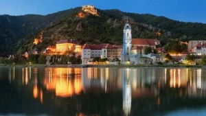 DURNSTEIN (NIGHT) AUSTRIA POSTER 24 X 36 Inch POSTER BEAUTIFUL SCENIC LANDSCAPE! - Picture 1 of 2