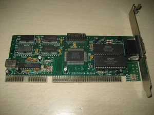 ISA HMC HM8630Q VGA Video Graphics Array Card. Funktioniert - Bild 1 von 2
