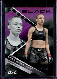2022 Chronicles Black UFC Rose Namajunas Purple Parallel #43/49