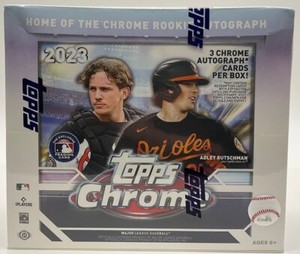2023 Topps Chrome Baseball Factory Hobby Jumbo HTA Box - New /Sealed