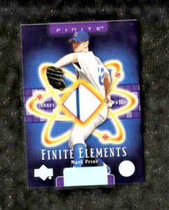 Maglia (striscia) MARK PRIOR 2003 Upper Deck ELEMENTI FINITI #FE-MP Cubs come nuova - Foto 1 di 2