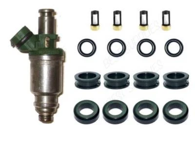 For Toyota 2.7L I4 Fuel Injector Repair Service Kit Seals Filters Grommets rings - Image 1 of 4