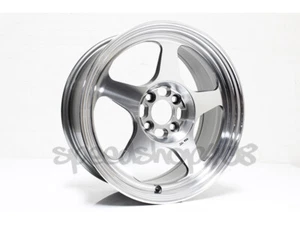 ROTA Slipstream WHEELS 15X7 +40 4X100 Polish FOR CIVIC INTEGRA DEL SOL - Picture 1 of 2