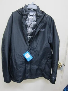 Columbia Men's XL Nordic Point III Interchange Omni Heat Black Parka -NWT - Picture 1 of 8
