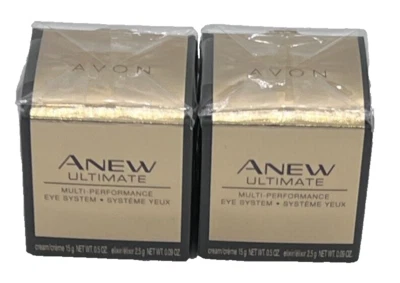 AVON ANEW ULTIMATE MULTI PERFORMANCE EYE SYSTEM .5 fl.  (2 PACK) AM/PM Foto 1 de 4