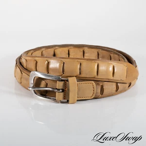 #1 ABBIGLIAMENTO UOMO Cintura Anonimo Made in Italy Bone Khaki Patina Bilancia Legata 42 Senza prezzo di riserva - Foto 1 di 6