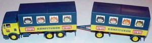 1:87 Mercedes-Benz NG Trailer Flatbed/Curtainside Stute Jams - Herpa - Picture 1 of 3