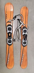STOCKLI SNOWBLADES Short Trick Skis w adj Bindings & Leashes Snow Blades 94 cm - Picture 1 of 9