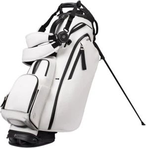 VESSEL Golf Men's Caddy Bag PLAYER 5.0 PRO Double Strap 9.5 x 47 in 4.2kg WHITE - Picture 1 of 8