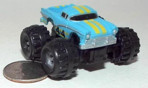 Small Micro Machine Ford Ranchero Monster Truck in Light Blue marked 4X4 (VG) - Picture 1 of 3