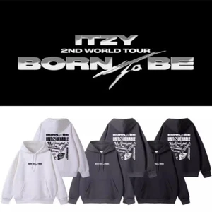Abrigo con capucha unisex Kpop ITZY 2024 World Tour 2024 Born To Be - Imagen 1 de 5