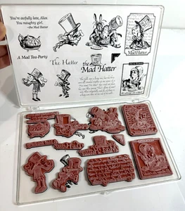Alice im Wunderland TJ Designs Stempel A Mad Tea-Party - Bild 1 von 13