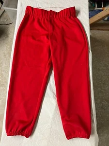 Intensity Girl Youth Size Medium Red Softball Baseball Pants - Picture 1 of 11