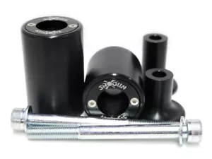 KAWASAKI ZX6R 2013-2018 SHOGUN P2A CUADRO DESLIZADORES SIN CORTE NEGRO - Imagen 1 de 1
