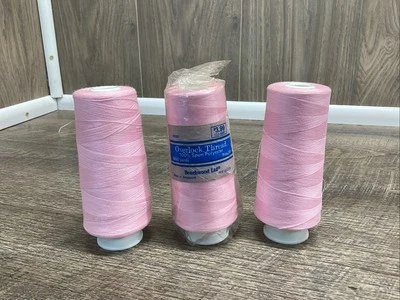 Lot of 3 - Cones Beachwood Overlock Thread Pink 55  RN35055 - Image 1 of 4