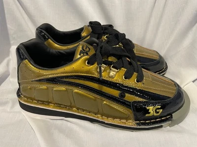 3G 保龄球鞋男式 11 Belmo Tour S 金色右手 S3023 — 第 1/4 张图片