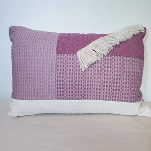 Cuscino Lombare Summer & Rose Camila Boho Malva Rettangolare 20” X 14” Nuovo con etichette - Foto 1 di 5