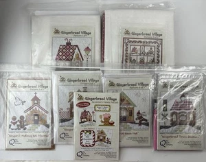 Gingerbread Village Applique Block Squares The Quilt Co Patterns + Fabric READ - Picture 1 of 15